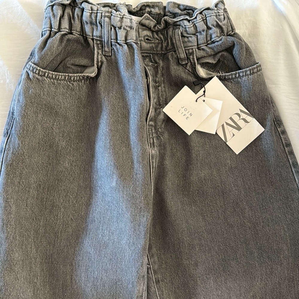 ZARA Grey Baggy Jeans